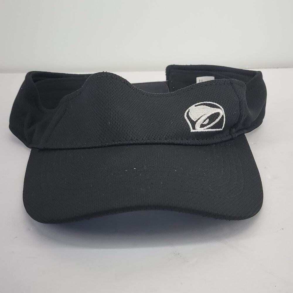 Taco Bell Visor Hat Cap Adjustable Fast Food Restaurant Logo Promo Uniform Cap